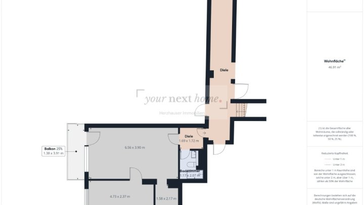 Etagenwohnung in Saarbrücken zu verkaufen.