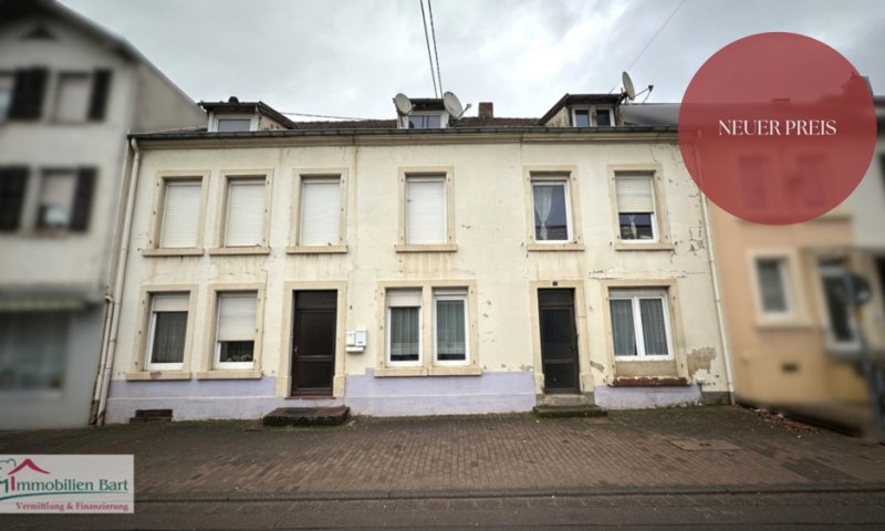METTLACH: 4 WOHNEINHEITEN MIT BAUGRUNDSTÜCK (GESAMT 11 AR)!