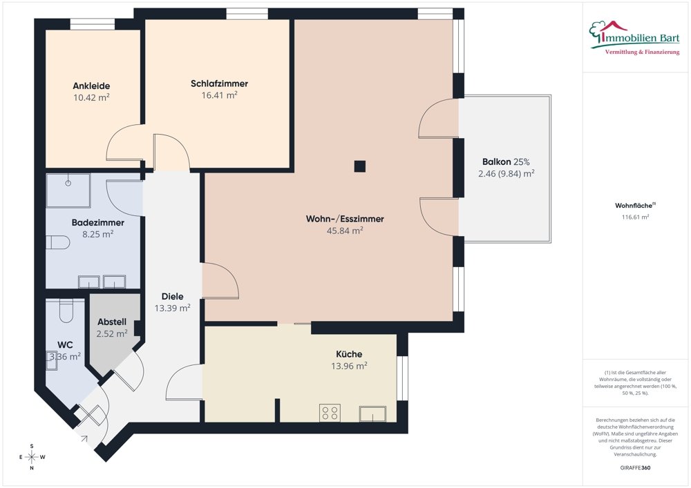 Grundriss Wohnung