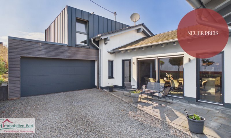 GRENZNÄHE LUXEMBURG: GEPFLEGTES A+ HOLZHAUS, 5 SCHLAFZIMMER, 230 M³ WFL. TOP LAGE BEI SAARBURG