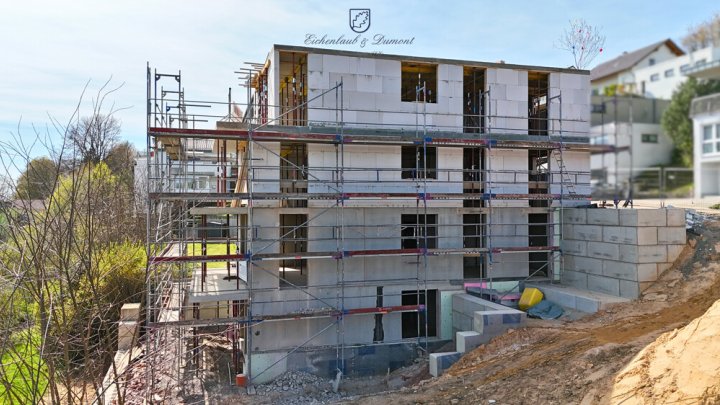 Energetisch optimierte Neubauwohnung, Gartengeschoss, mit Terrasse, provisionsfrei