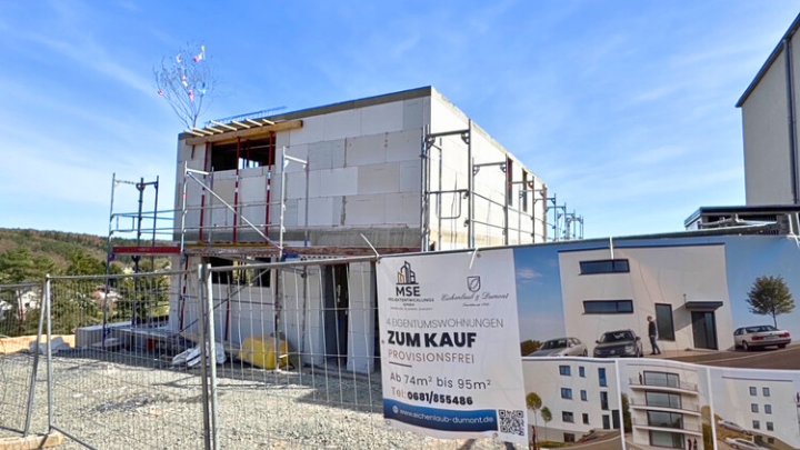 Energetisch optimierte Neubauwohnung, Etagenwohnung,  Balkon + Terrasse, provisionsfrei