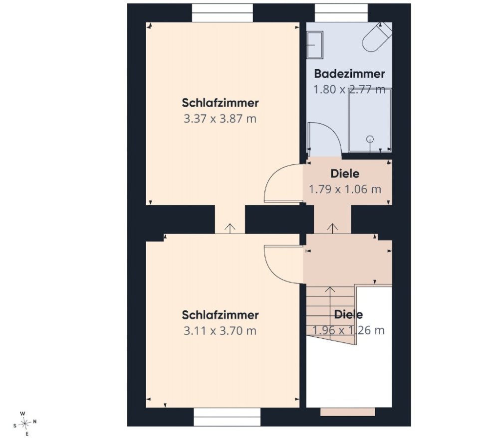 Grundriss Obergeschoss