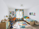 Kinderzimmer Visualisierung (Die Darstellung dient ausschließlich der Veranschaulichung und kann vom tatsächlichen Zustand abweichen.)