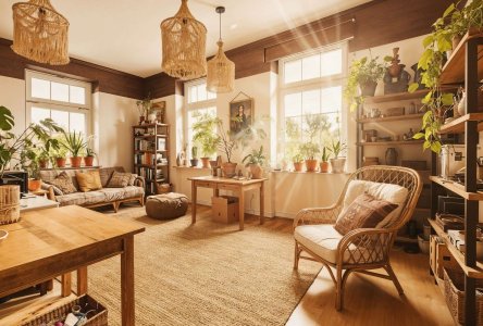 Wohnzimmer/Homeoffice - Einrichtungsbeispiel