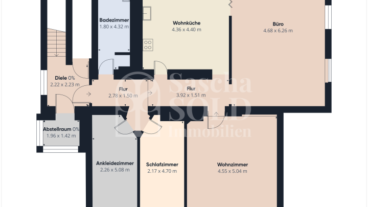 Für Kreative & Freigeister - Charaktervolle 4ZKB Wohnung in Saarbrücken am Waldrand