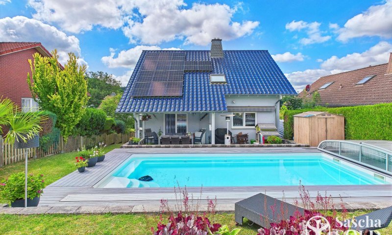 Freistehendes Einfamilienhaus mit Pool, Sauna und PV-Anlage - Viel Platz & Komfort in ruhiger Lage