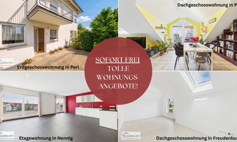 TOLLE ANGEBOTE: EIGENTUMSWOHNUNGEN - SOFORT VERFÜGBAR!