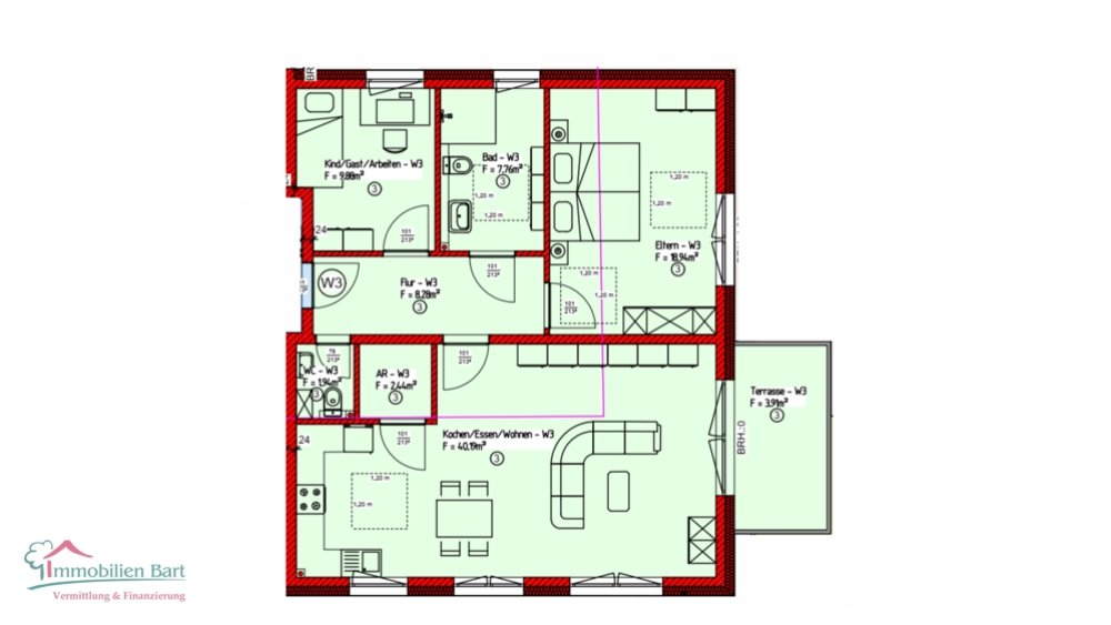 Grundriss WHG 3