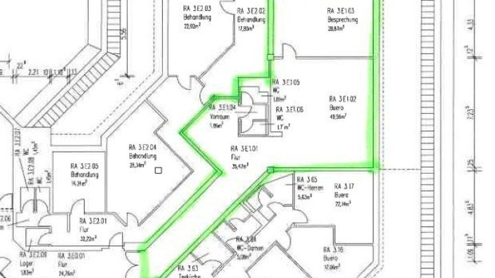 Moderne große Büro- oder Praxisräume (62) im Stadtzentrum von Saarlouis - Ihr neuer Arbeitsplatz!