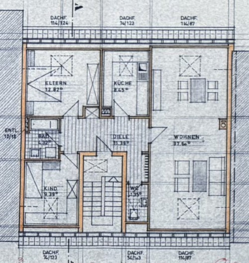 Grundriss Dachgeschoss