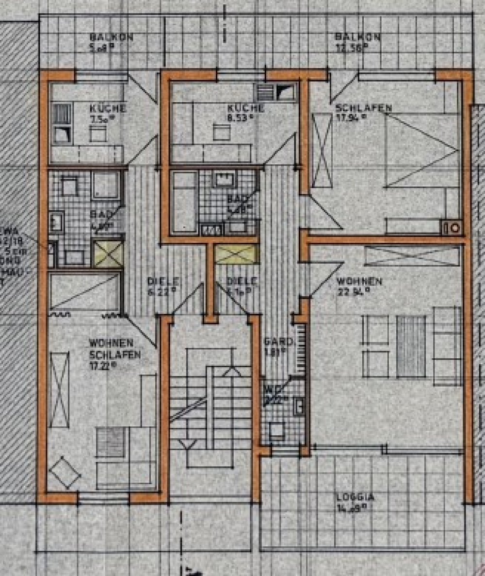 Grundriss 1.Obergeschoss