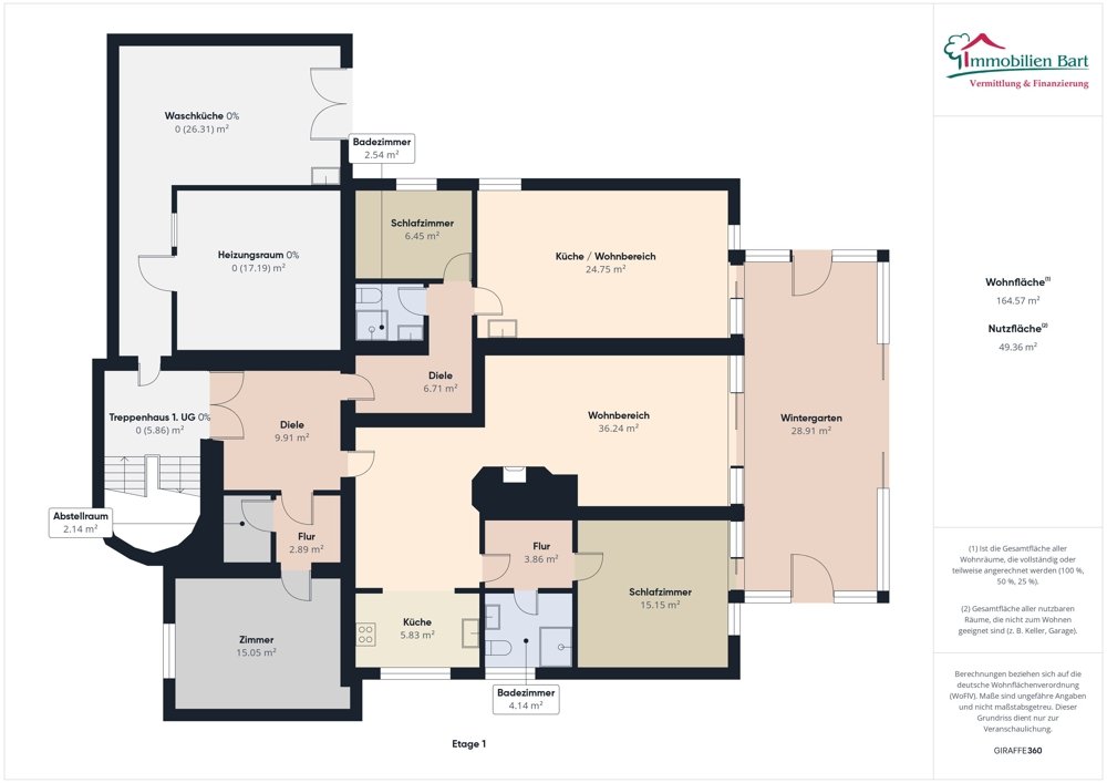 Grundriss 1. UG