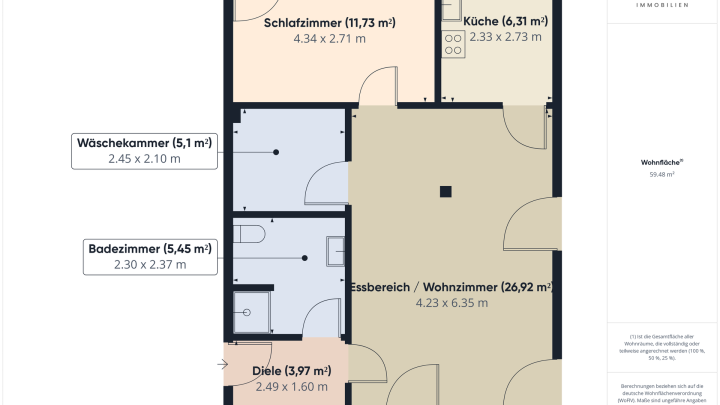 Attraktive Eigentumswohnung mit Aufzug und durchdachtem Grundriss in Freisen!