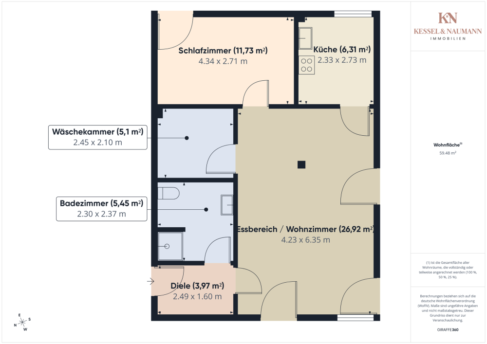 Grundriss Wohnung
