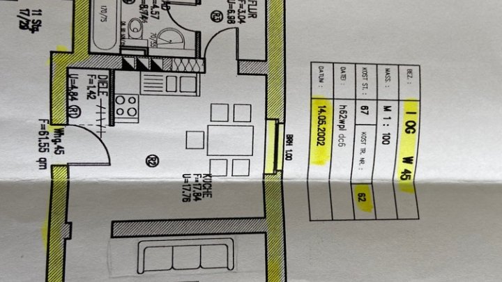 2 ZKB Wohnung mit EBK und Stellplatz, sanierter Altbau in St. Arnual