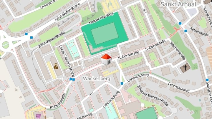 2 ZKB Wohnung mit EBK und Stellplatz, sanierter Altbau in St. Arnual