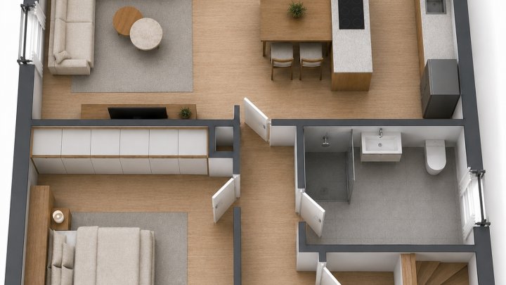 Ab September - Hochwertig sanierte 2-Zimmer-Wohnung im Zweifamilienhaus in St. Ingbert-Mitte