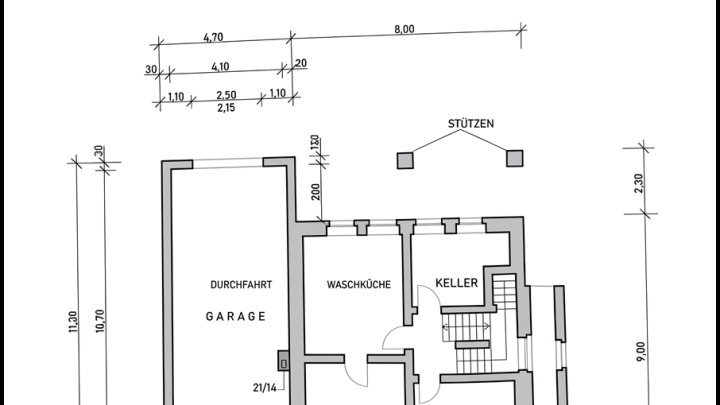 FREIRAUM — Zweifamilienhaus mit zwei Einheiten und großem Garten in Beckingen