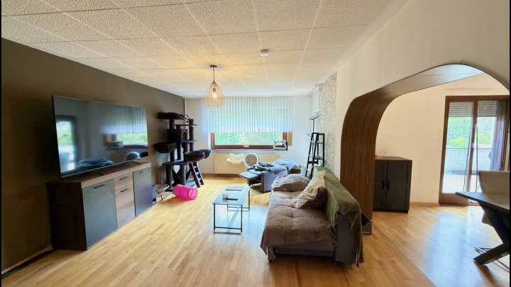FREIRAUM — Zweifamilienhaus mit zwei Einheiten und großem Garten in Beckingen
