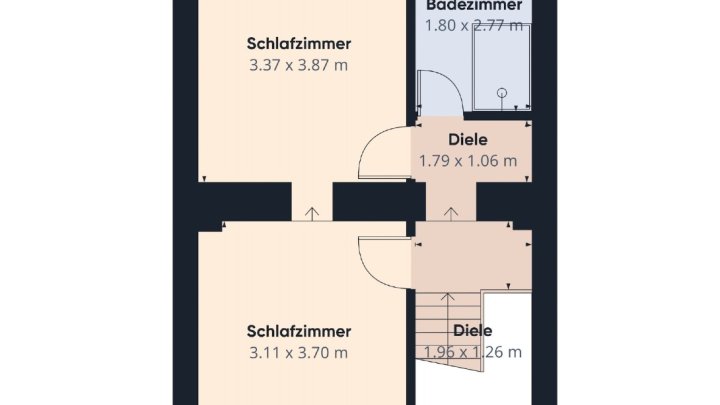 Attraktive Maisonette-Wohnung mit Terrasse, Garten und Einbauküche