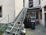 Treppe zur Wohnung