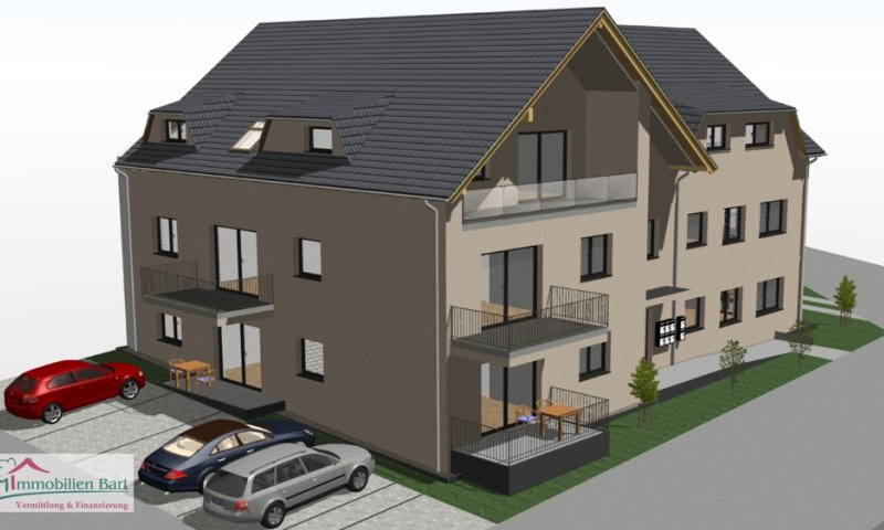LOSHEIM AM SEE: NEUBAUWOHNUNG / 2 SCHLAFZIMMER / ERDGESCHOSS