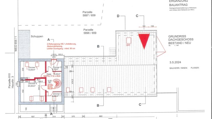 GRENZE L-REMICH: 3 WOHNUNGEN (310 M² WFL.) FÜR 495.000 €!!