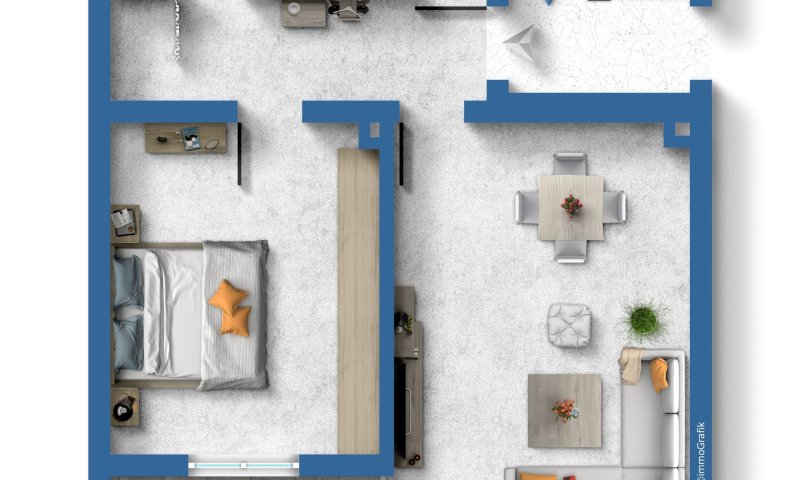 Gepflegte 2-Zimmer-Eigentumswohnung mit Balkon in Saarlouis-Picard