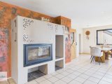Kamin im Wohn- und Esszimmer