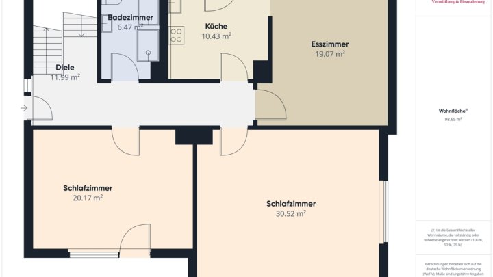 MERZIG: HAUS MIT EIN BIS ZWEI WOHNUNGEN / IDYLLISCH AM BACHLAUF / MIT CA. 33 AR GRUNDSTÜCK