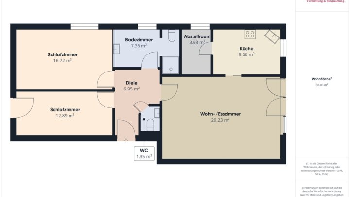 GRENZE L-REMICH/SCHENGEN: WOHNUNG MIT 2 SCHLAFZIMMER UND TERRASSE IN TOLLER WOHNLAGE!