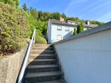 Treppe zum Haus