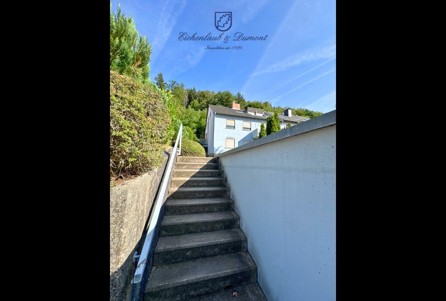 Treppe zum Haus