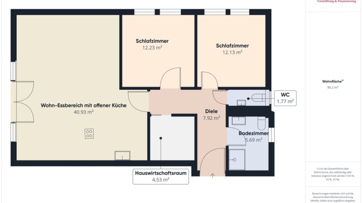 PERL: MÖBLIERTE, ALTERSGERECHTE WOHNUNG IN PERL / SOFORT VERFÜGBAR!