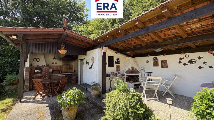 OHNE VERMITTLUNGSGEBÜHREN-FERIENHAUS/EINFAMILIENHAUS IN HOLVING/FR, EIGENER BOOTSSTEG UND SEEBLICK
