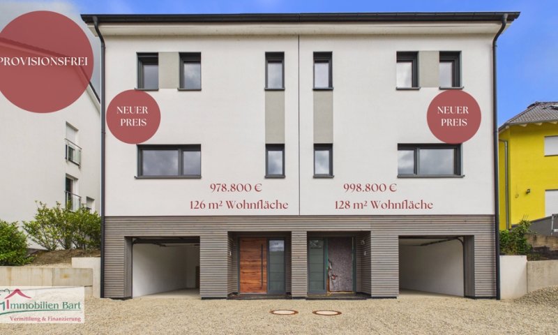 L-STADTBREDIMUS: NEUBAU DHH / 128 M² / 3 SZ / RUHIGE WOHNLAGE