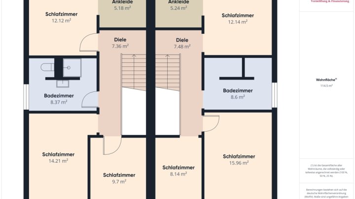 L-STADTBREDIMUS: NEUBAU DHH / 128 M² / 3 SZ / RUHIGE WOHNLAGE