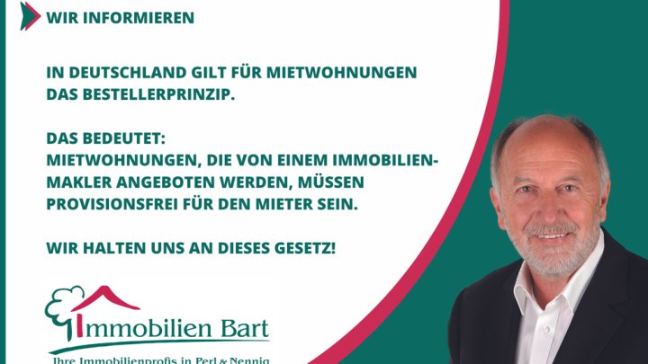 SOFORT FREI! 3 SCHLAFZIMMER! KERNSANIERTE 110 M² EGWOHNUNG MIT GÄSTE-WC IN PERL-NENNIG!