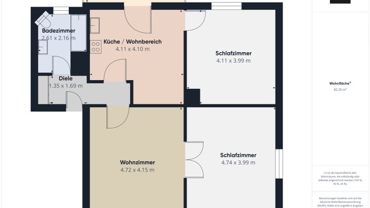 Gepflegte 3-ZKB Wohnung in Homburg/Erbach