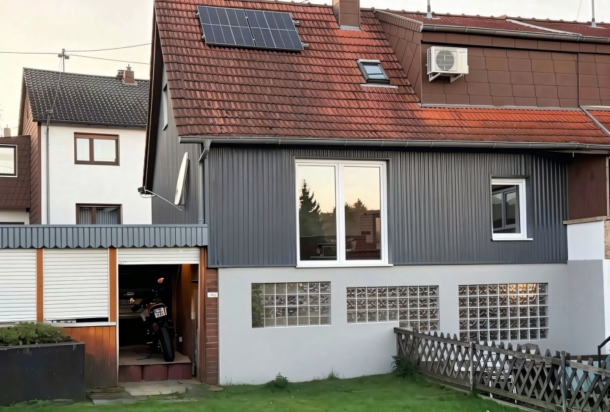 Rückseite Balkon visualisiert