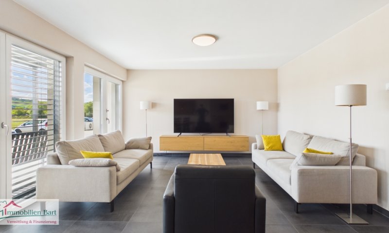 DIREKT AN DER GRENZE L-REMICH: 76 M² WOHNUNG / TERRASSE / GARAGE / STELLPLATZ