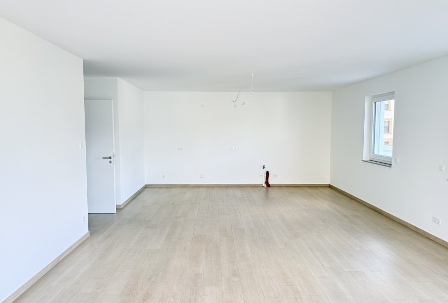 Wohn- und Esszimmer mit offener Küche