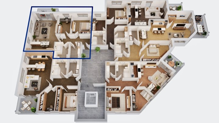 Großzügige Neubauwohnung mit Balkon und 2 Stellplätzen in zentraler Lage von Siersburg zu vermieten