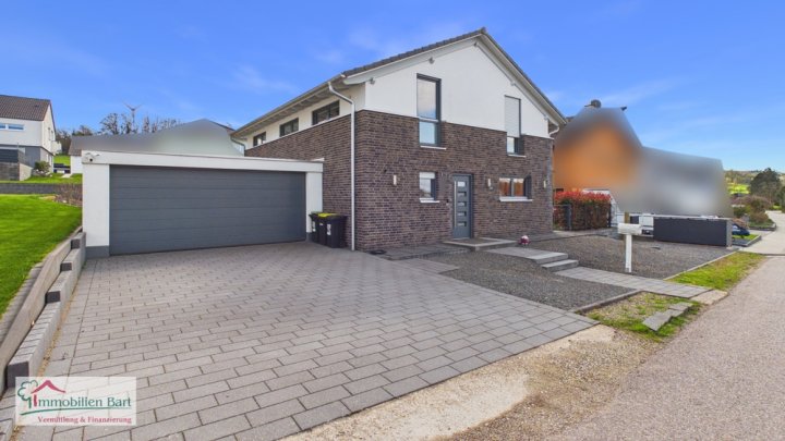 GRENZE LUXEMBURG: MODERNES WOHNHAUS / 4 SCHLAFZ. /GARTEN / DOPPELGARAGE