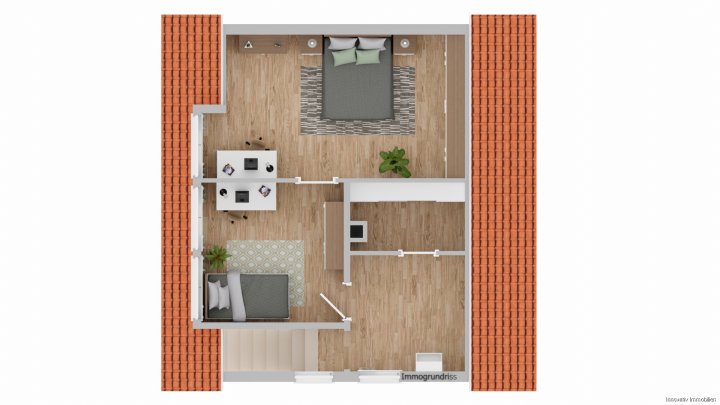 Handwerkerhaus kleines  Einfamilienhaus Innen Teilsaniert für Paare mit kleinem Garten