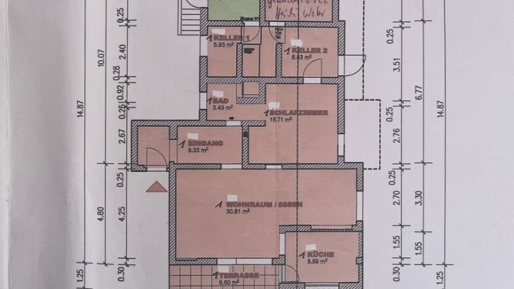 1-2 Familienhaus in Top-Lage auf der Bellevue. Sackgasse am Waldrand