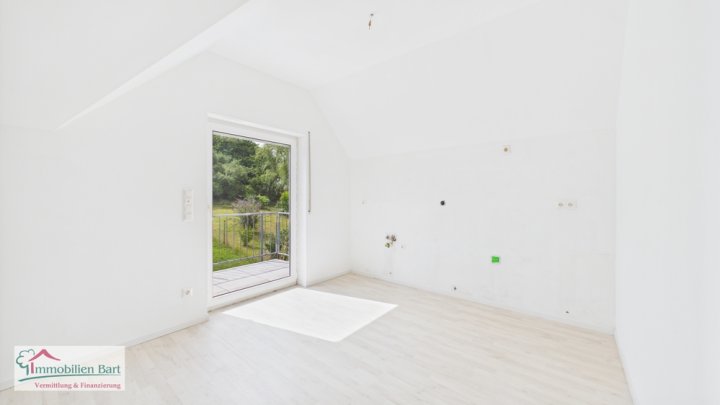 RENOVIERTE SINGLE WOHNUNG / GRENZNÄHE / BLICK INS GRÜNE!