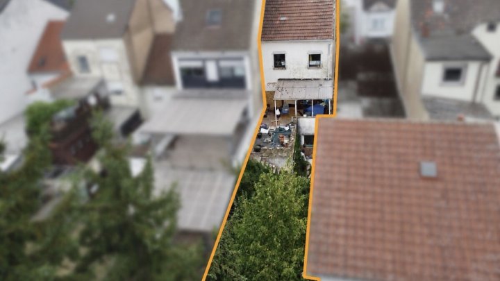 Stark sanierungsbedürftiges Ein- bis Zweifamilienhaus in zentraler Lage von Dillingen