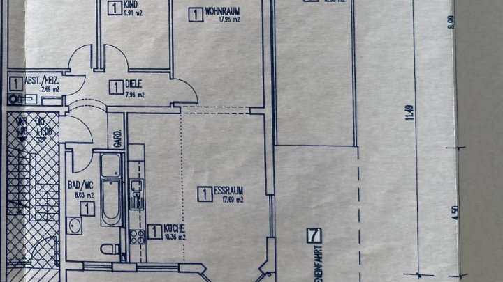 Gepflegte 3-ZKB-Erdgeschosswohnung mit Terrasse, Gartenanteil & Garage in Püttlingen zu verkaufen